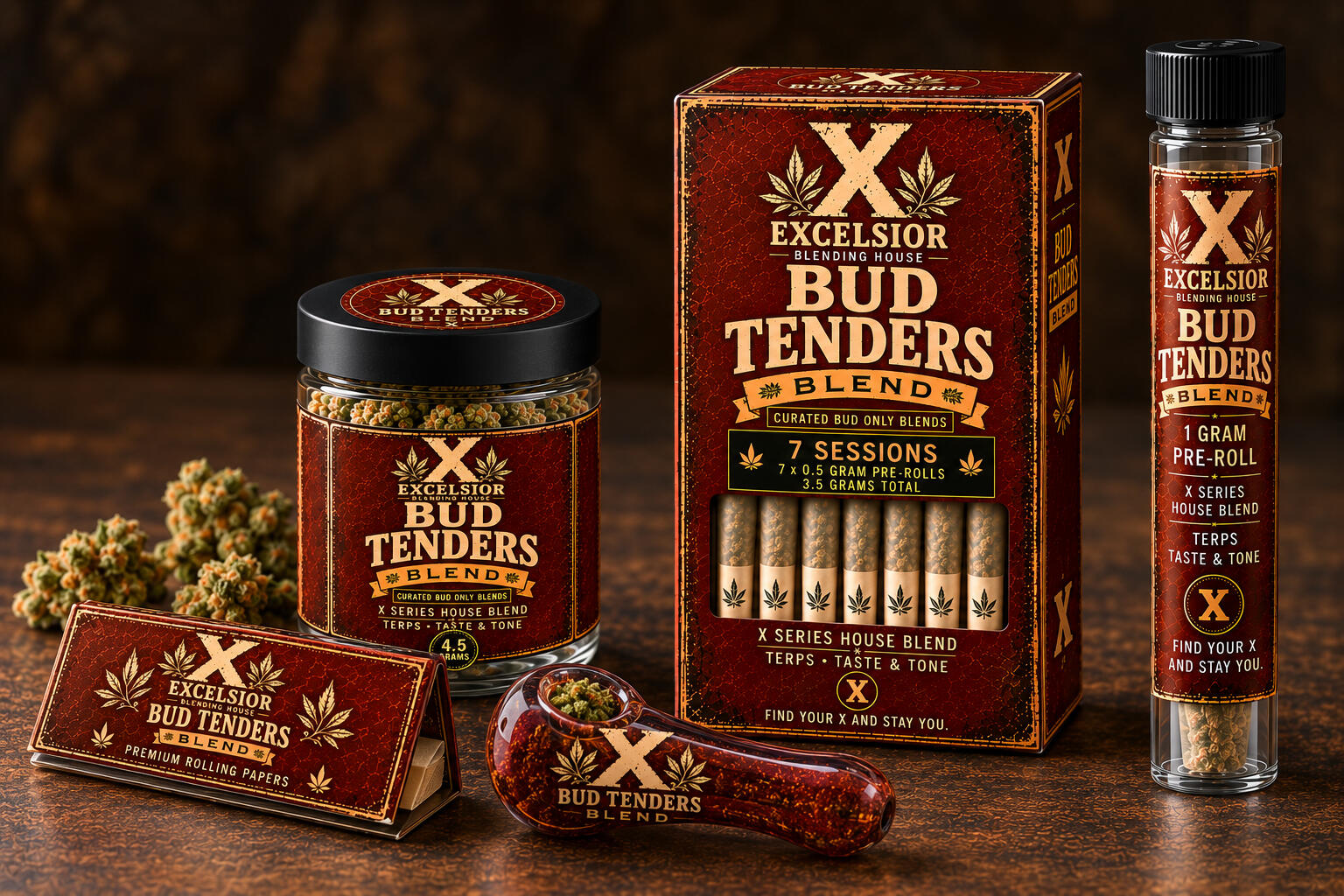 EXCELSIORS BUD TENDERS BLEND EXCELSIORS BUD TENDERS BLEND